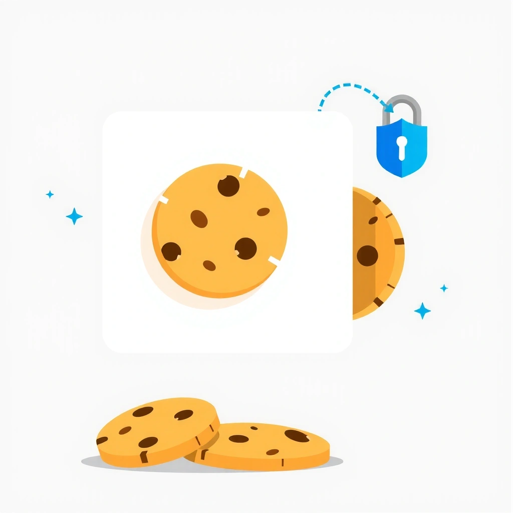 Ilustración de cookies digitales